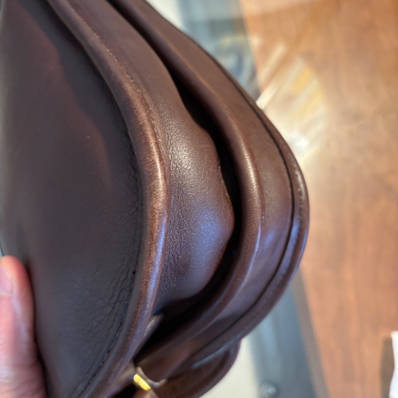 Vintage Coach Prairie Bag Style 9954 in Mahogany - Picture 15 of 16